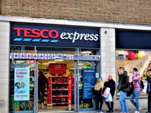 events st edmunds day flag of st edmund of suffolk bury st edmunds businesses tesco express st andrews street south places eat shop anna frankum 1981 explore bury st edmunds