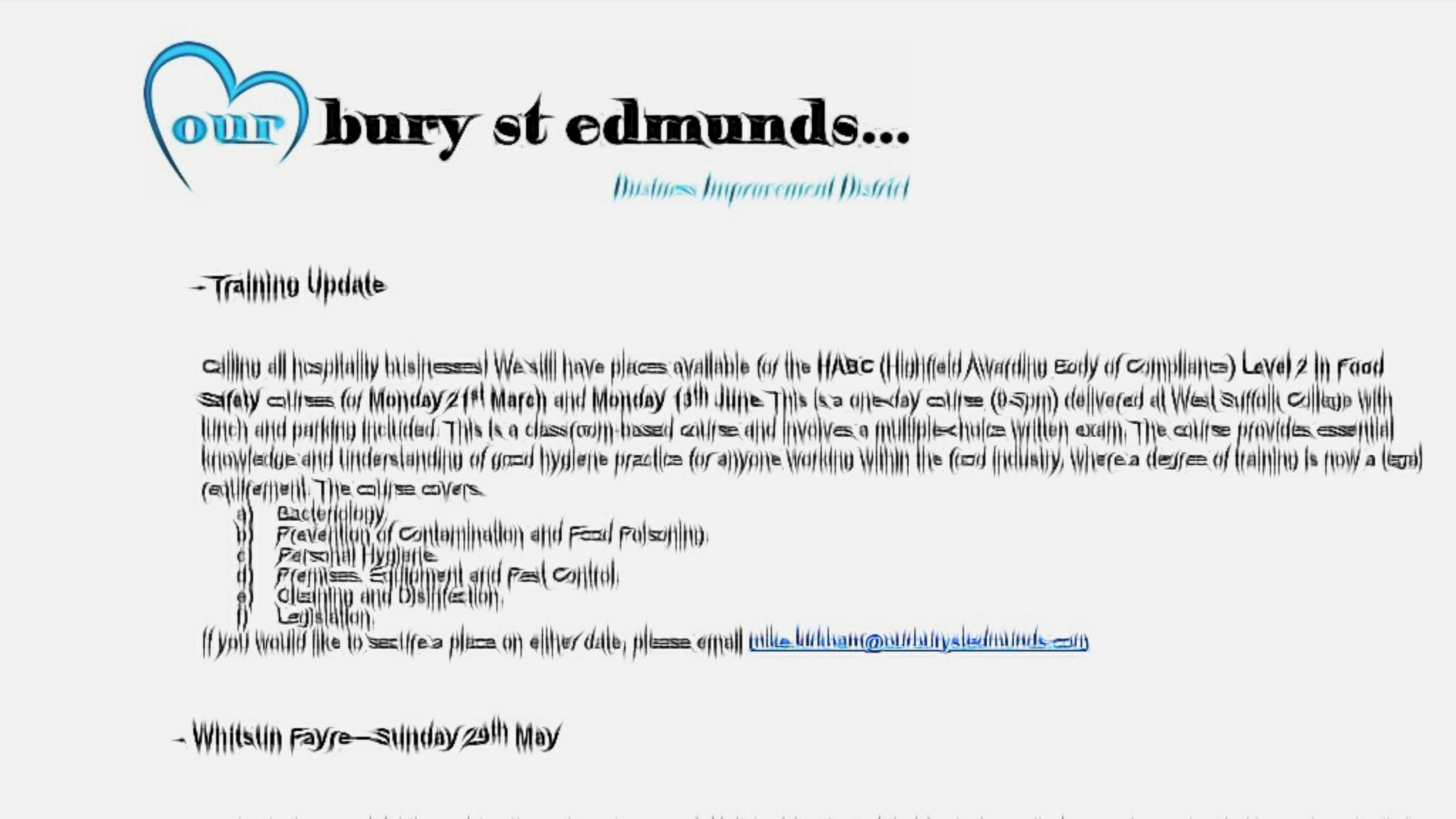 BID Our Bury St Edmunds