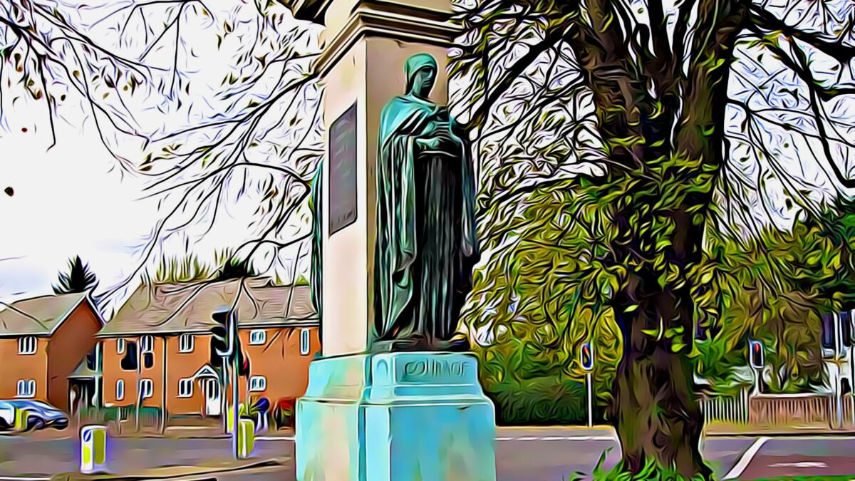 Ouida Vinery Road Bury St Edmunds Statue Memorial Terry Chittock, eXplore Bury St Edmunds!